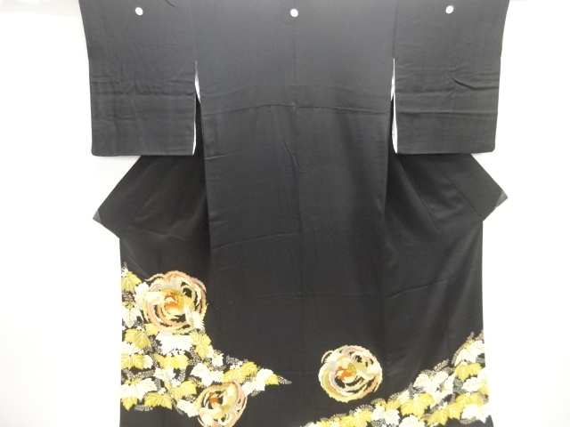 JAPANESE KIMONO / TOMESODE / EMBROIDERY / PHOENIX